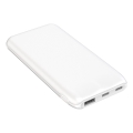 Batterie portative 10000 mAh 10W Power Delivery 2xUSB-C + 1xUSB-A blanc