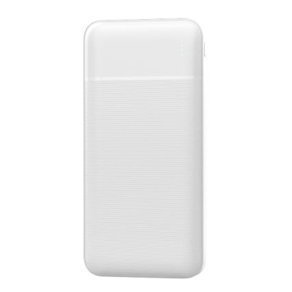 Batterie portative 10000 mAh 3,7V blanche