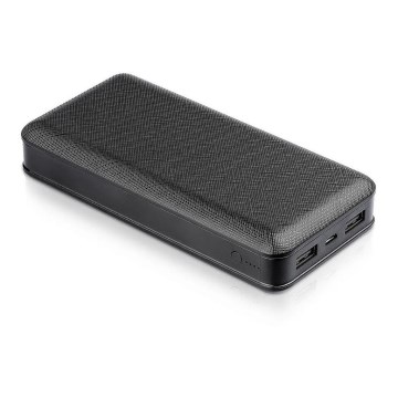 Batterie portative 20000mAh/5V noire