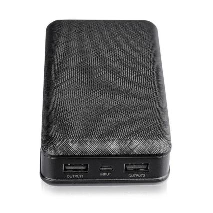 Batterie portative 20000mAh/5V noire