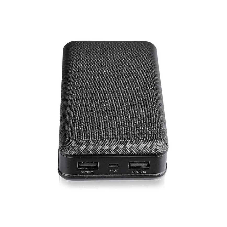 Batterie portative 20000mAh/5V noire