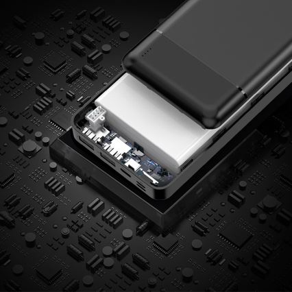 Batterie portative 30000 mAh 3,7V noire