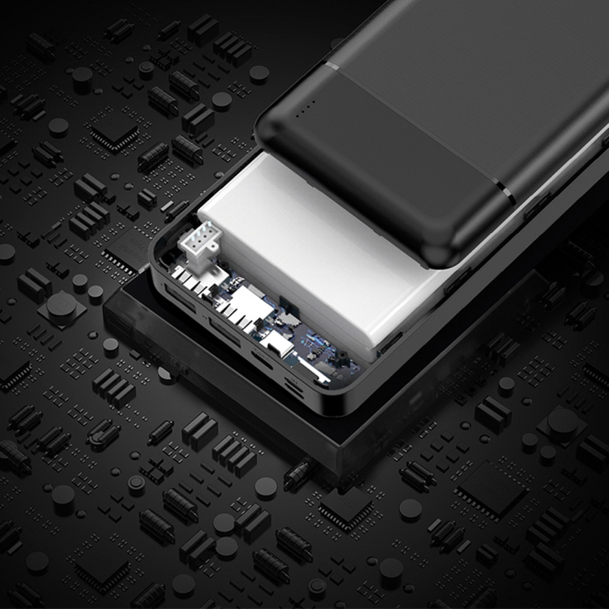 Batterie portative 30000 mAh 3,7V noire