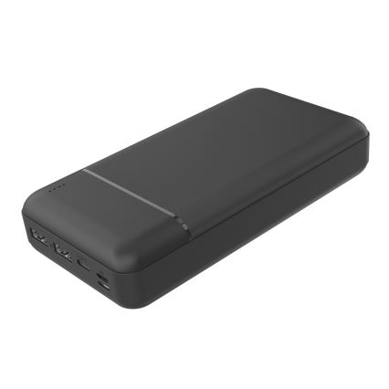 Batterie portative 30000 mAh 3,7V noire