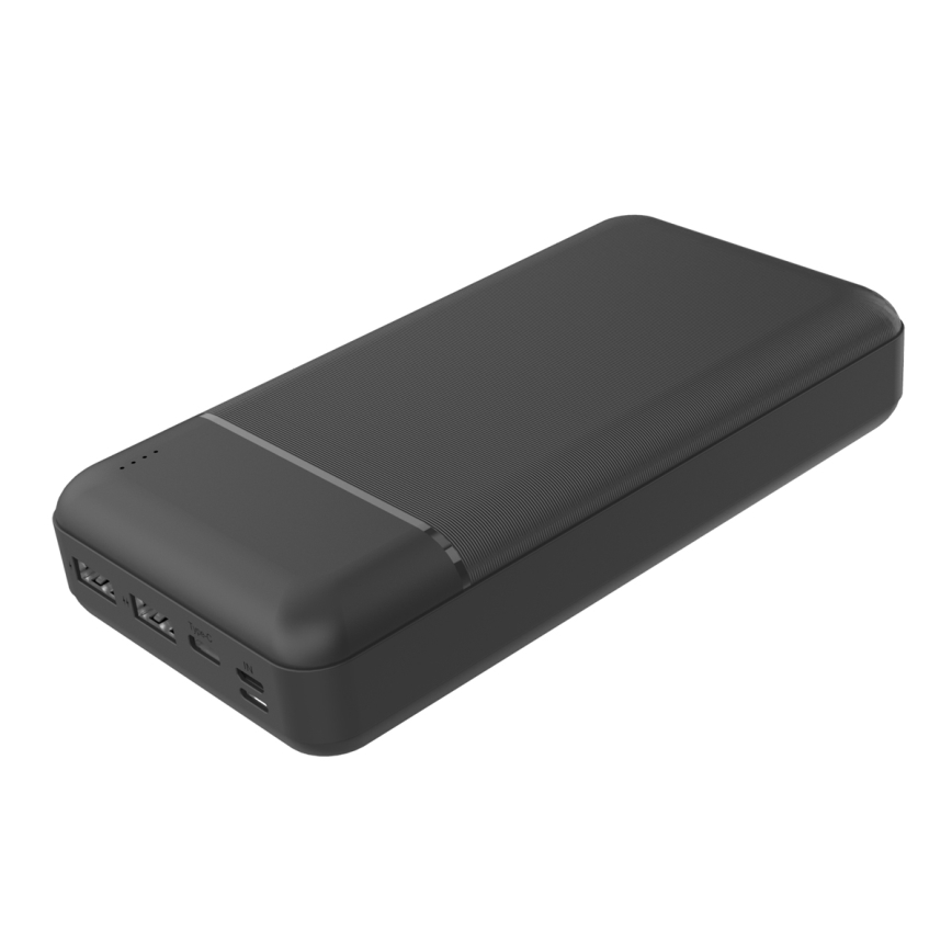 Batterie portative 30000 mAh 3,7V noire