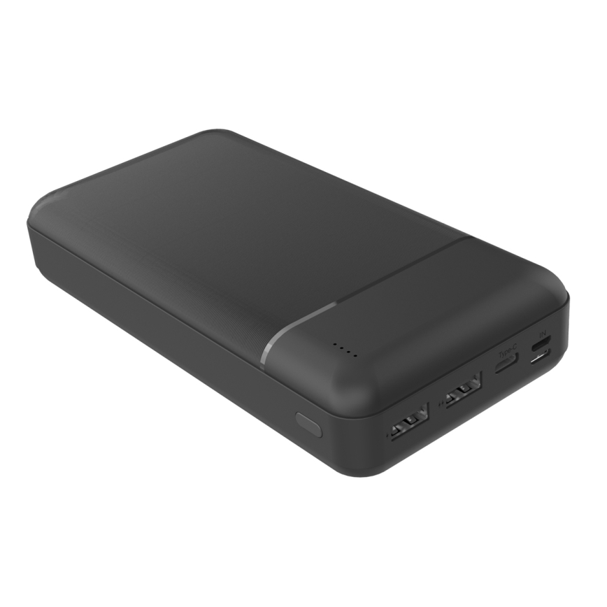 Batterie portative 30000 mAh 3,7V noire