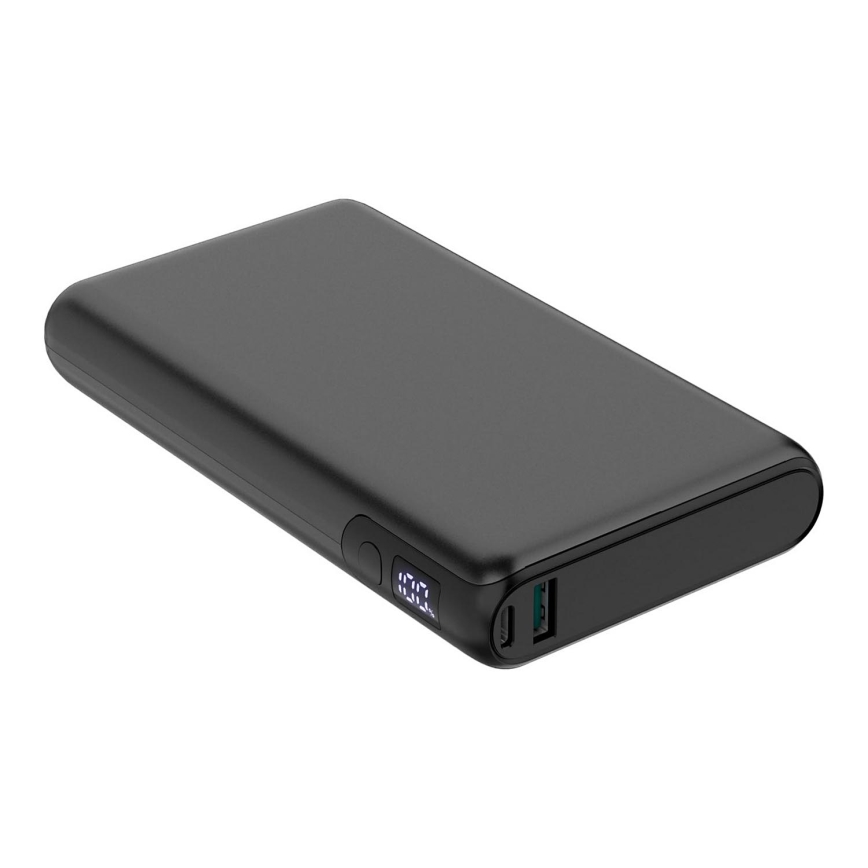 Batterie portative avec affichage LED Power Delivery 30000 mAh/100W/3,7V noir