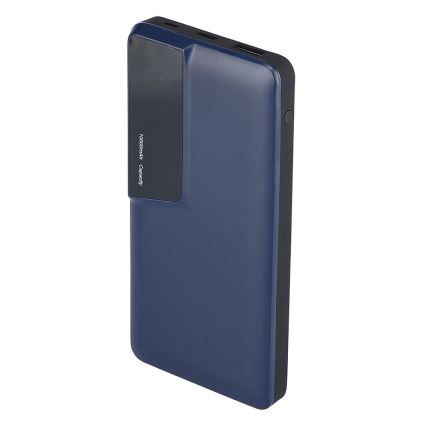 Batterie portative avec écran 10000mAh/3,7V bleue