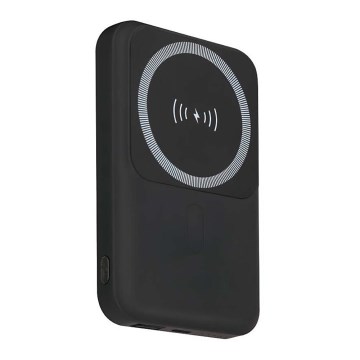 Batterie portative magnétique avec charge sans fil Power Delivery 10 000mAh/20W/3,7V noir