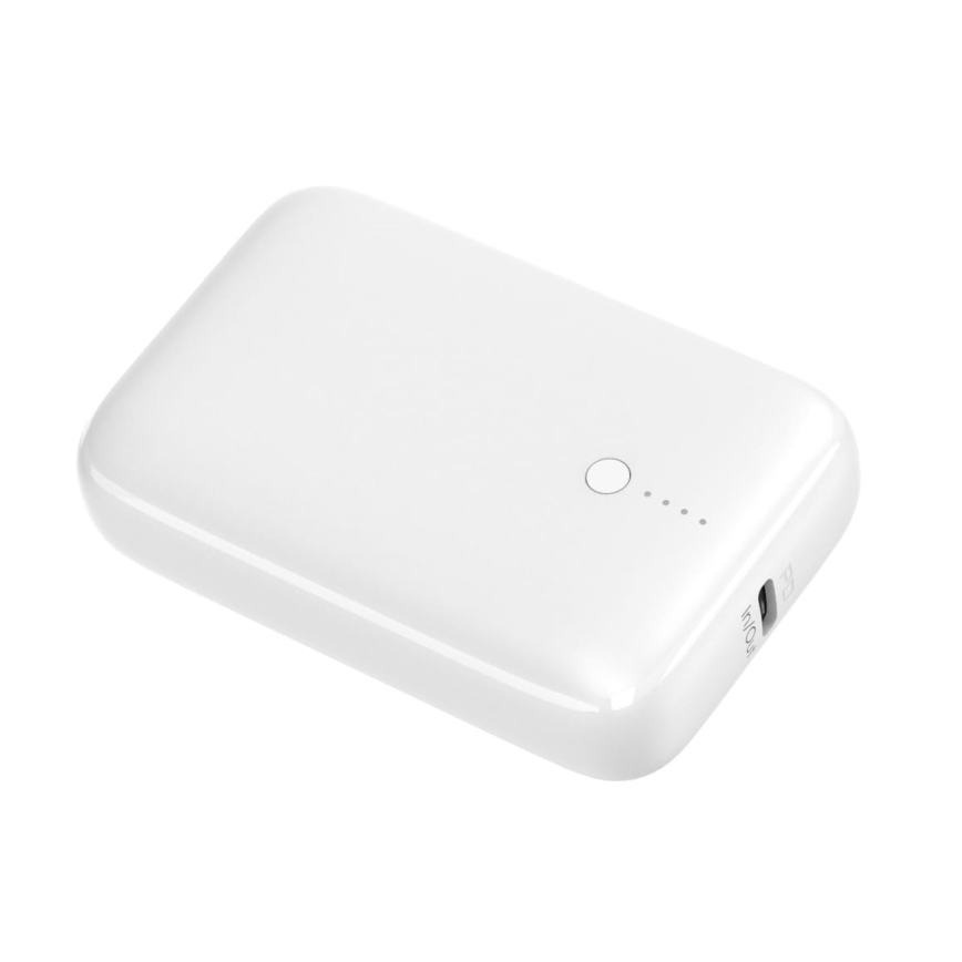 Batterie portative Power Delivery Compact 10000 mAh/22,5W/3,7V blanc