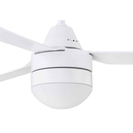 BAYSIDE 531016 - Ventilateur de plafond MEGARA 2xE14/15W/230V blanc + télécommande