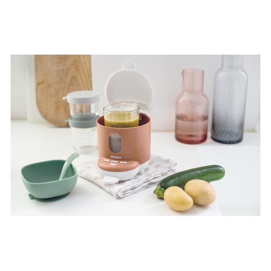 Beaba - Chauffe-biberon BIB'EXPRESSO 2en1 orange