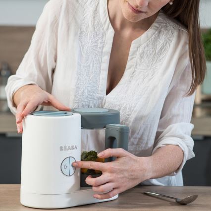 Beaba - Cuiseur vapeur 2 en 1 BABYCOOK NEO vert/blanc