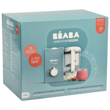 Beaba - Cuiseur vapeur 2en1 BABYCOOK EXPRESS bleu