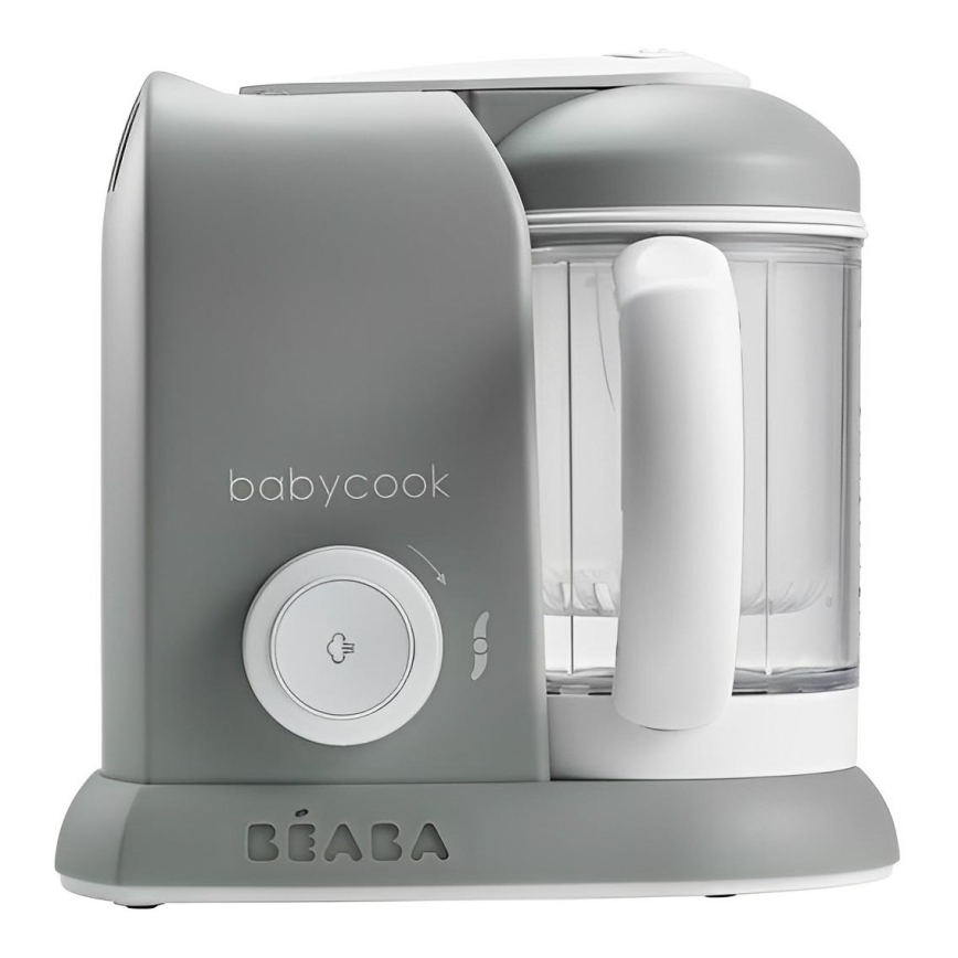 Beaba - Cuiseur vapeur avec mixeur BABYCOOK gris