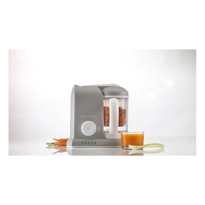 Beaba - Cuiseur vapeur avec mixeur BABYCOOK gris