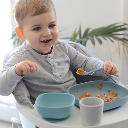 Beaba - Ensemble de repas pour enfants Jungle, 4 pièces
