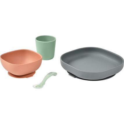 Beaba - Kit repas enfant Mineral 4 pcs