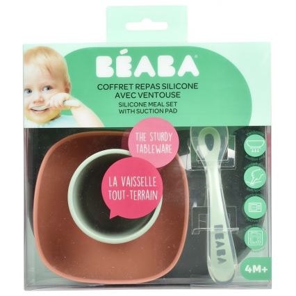 Beaba - Kit repas enfant Mineral 4 pcs