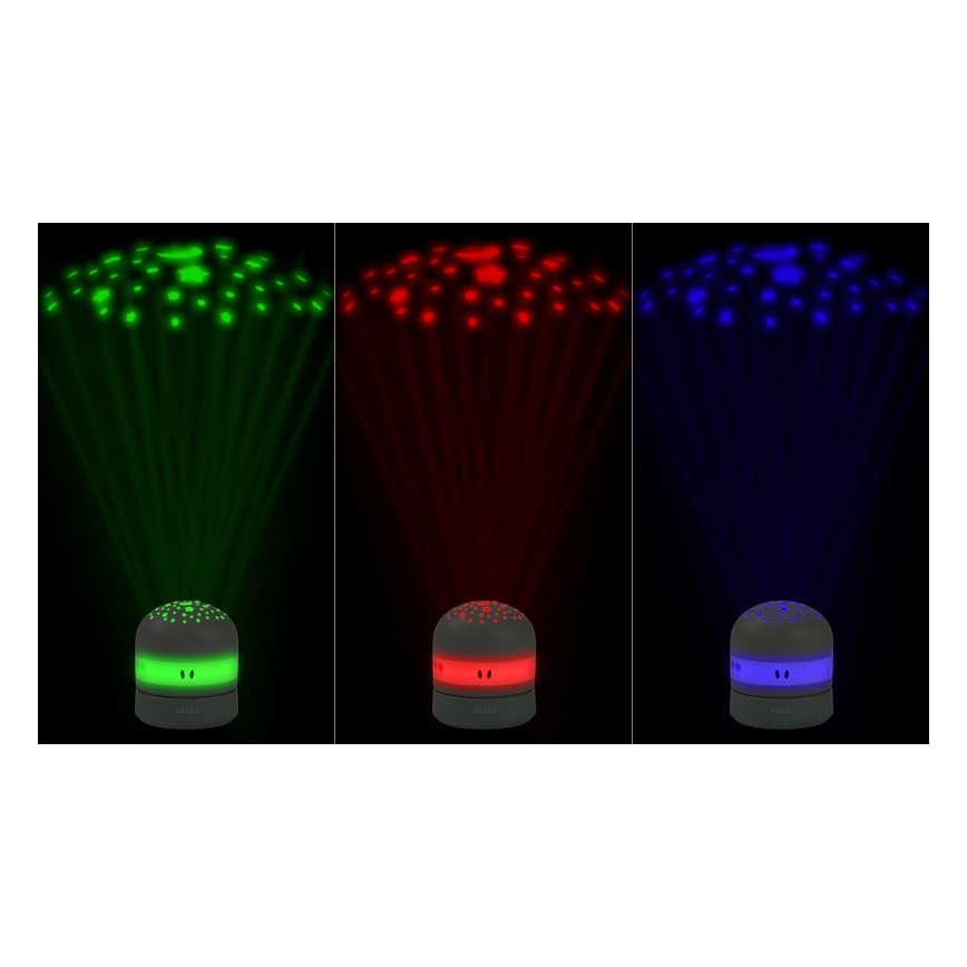 Beaba - Projecteur musical PIXIE USB/5V 1300 mAh vert