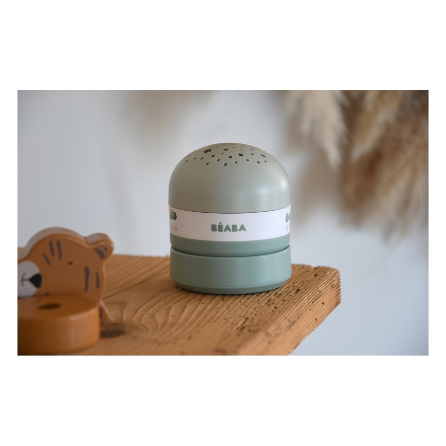 Beaba - Projecteur musical PIXIE USB/5V 1300 mAh vert