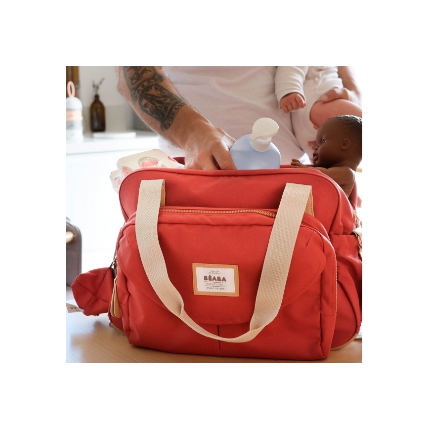 Beaba - Sac à langer GENEVA rouge