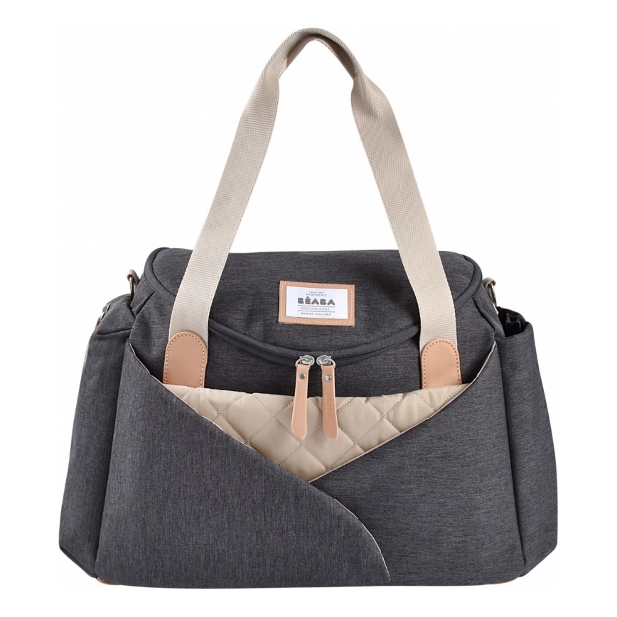 Beaba - Sac à langer pour poussette SYDNEY gris/beige