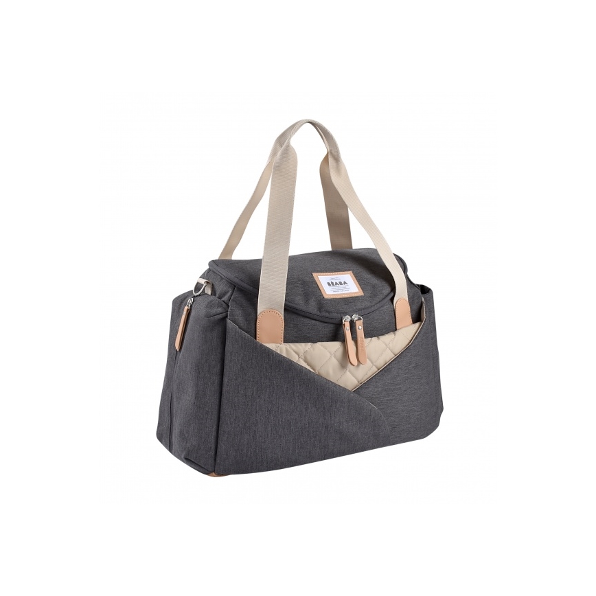 Beaba - Sac à langer pour poussette SYDNEY gris/beige