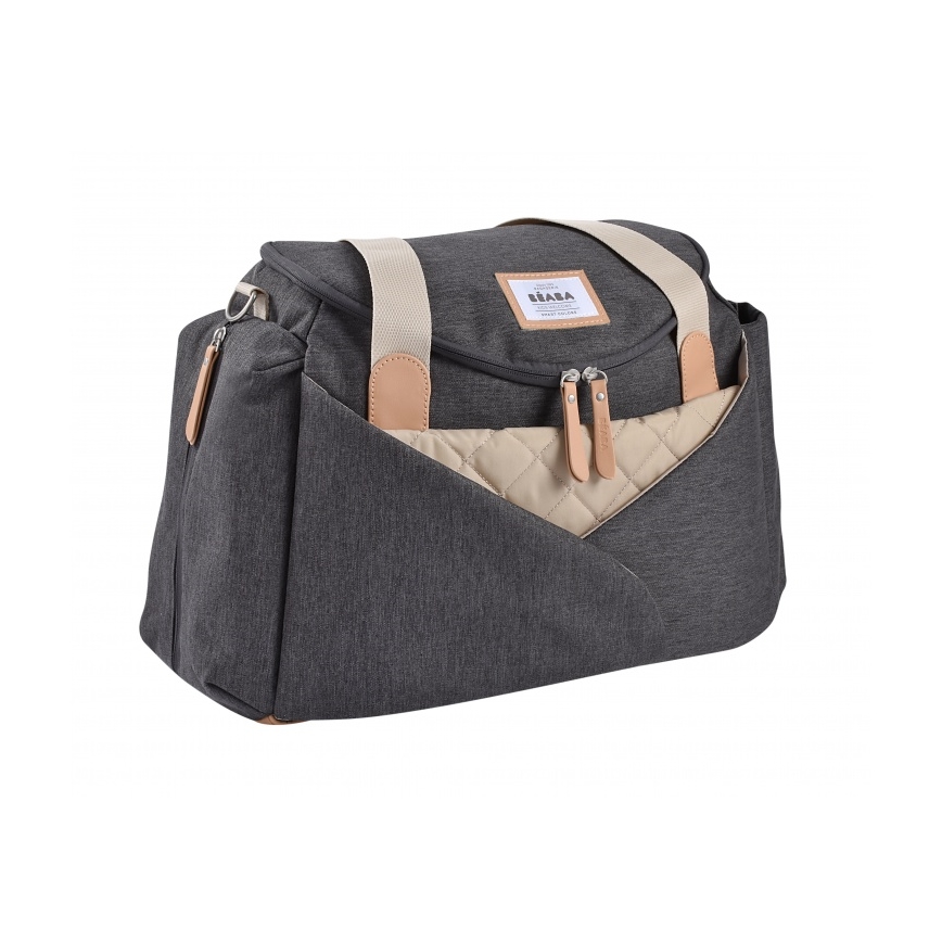 Beaba - Sac à langer pour poussette SYDNEY gris/beige