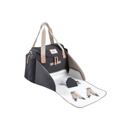 Beaba - Sac à langer pour poussette SYDNEY gris/beige