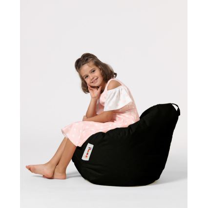 Bean bag 60x60 cm noir