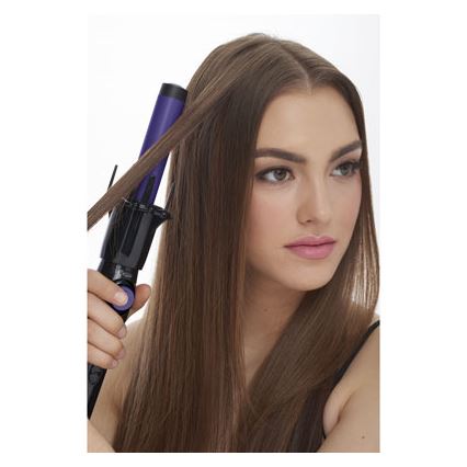 Bellissima 11307 - Fer à friser rotatif RICCI&CURL 230V noir/violet