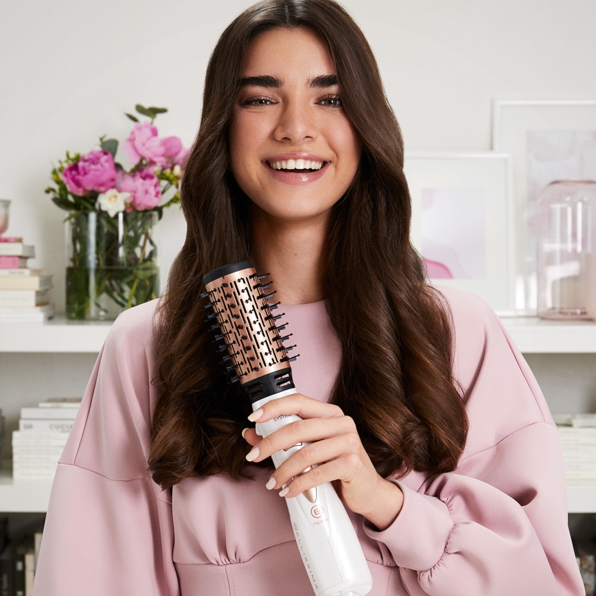 Bellissima 11726 - Brosse soufflante 5 en 1 MY PRO 1000 W / 230 V blanc / or rose