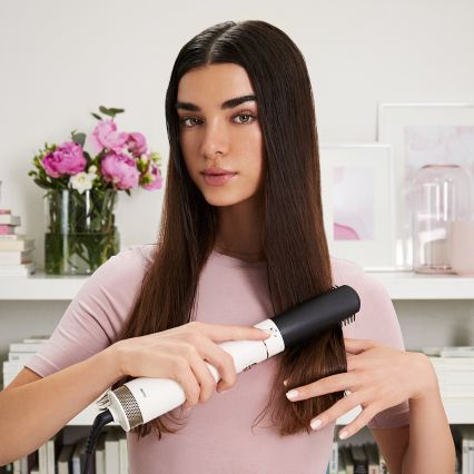 Bellissima 11847 - Brosse soufflante 8 en 1 AIR WONDER 1000 W/230 V blanc/doré