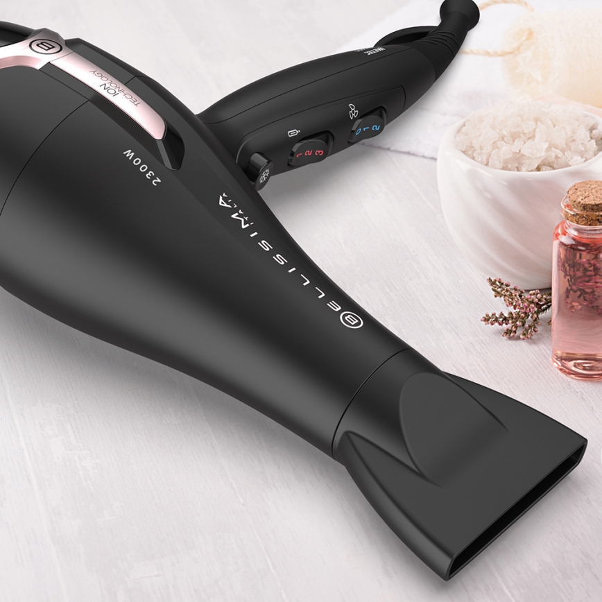 Bellissima 11860 - Sèche-cheveux 2300W/230V noir/rose