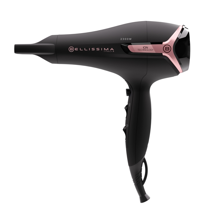 Bellissima 11860 - Sèche-cheveux 2300W/230V noir/rose