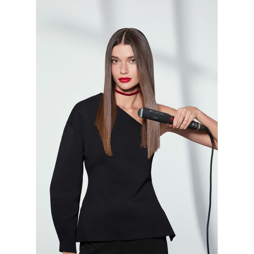 Bellissima 11948 - Lisseur infrarouge 60 W/230 V avec écran LCD, noir