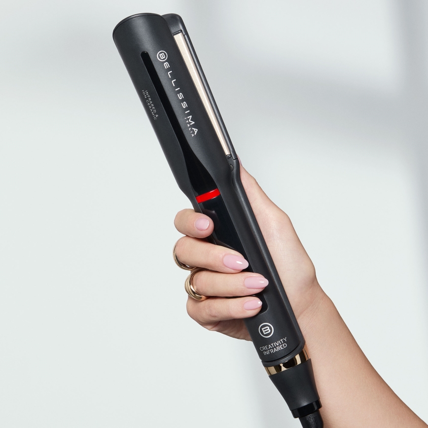 Bellissima 11948 - Lisseur infrarouge 60 W/230 V avec écran LCD, noir