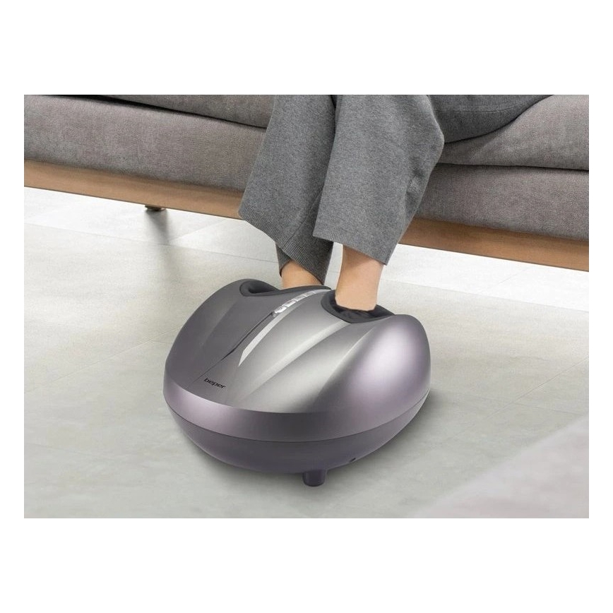 Beper - Appareil de massage shiatsu pour les pieds 36W/230V + télécommande