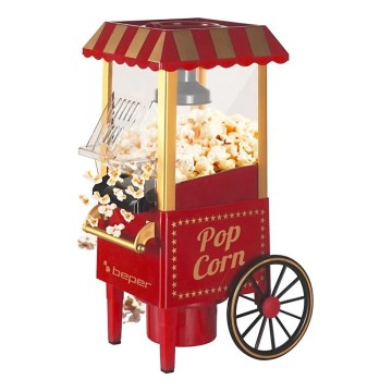 Beper - Machine à pop-corn 1200 W/230 V rouge