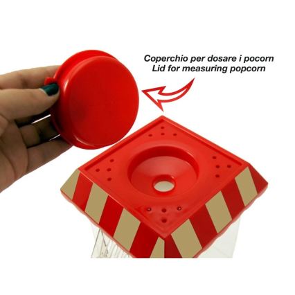 Beper - Machine à pop-corn 1200 W/230 V rouge