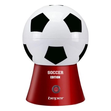Beper - Machine à pop-corn 1200W/230V motif football/rouge