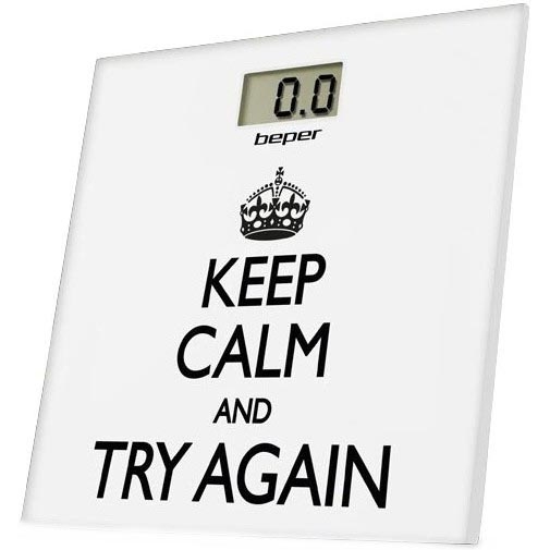 Beper - Pèse-personne numérique avec écran LCD 1xCR2032