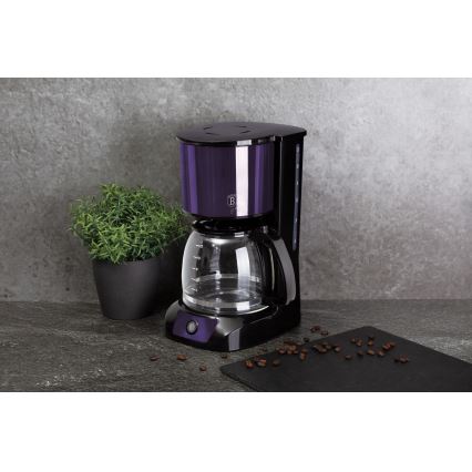 BerlingerHaus - Cafetière à filtre 1,5 l avec fonction de maintien de la température violet