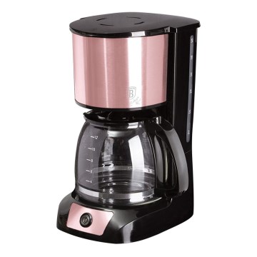 BerlingerHaus - Cafetière à filtre 1,5l avec maintien de la température 800W/230V or rose