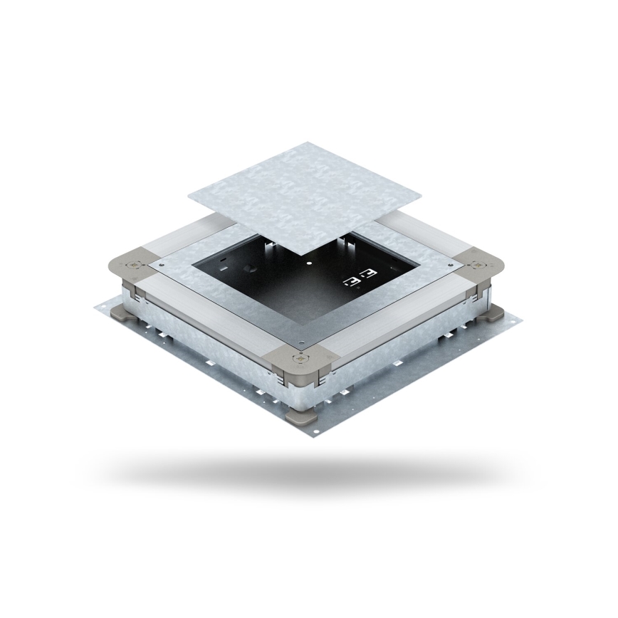 BETTERMANN - Boîtier encastré pour béton 18 modules (9 appareils 45x45)