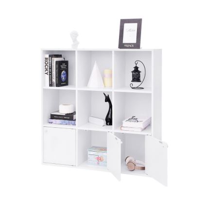 Bibliothèque DOVARO blanche