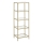 Bibliothèque GLASY 40x125x30 cm dorée