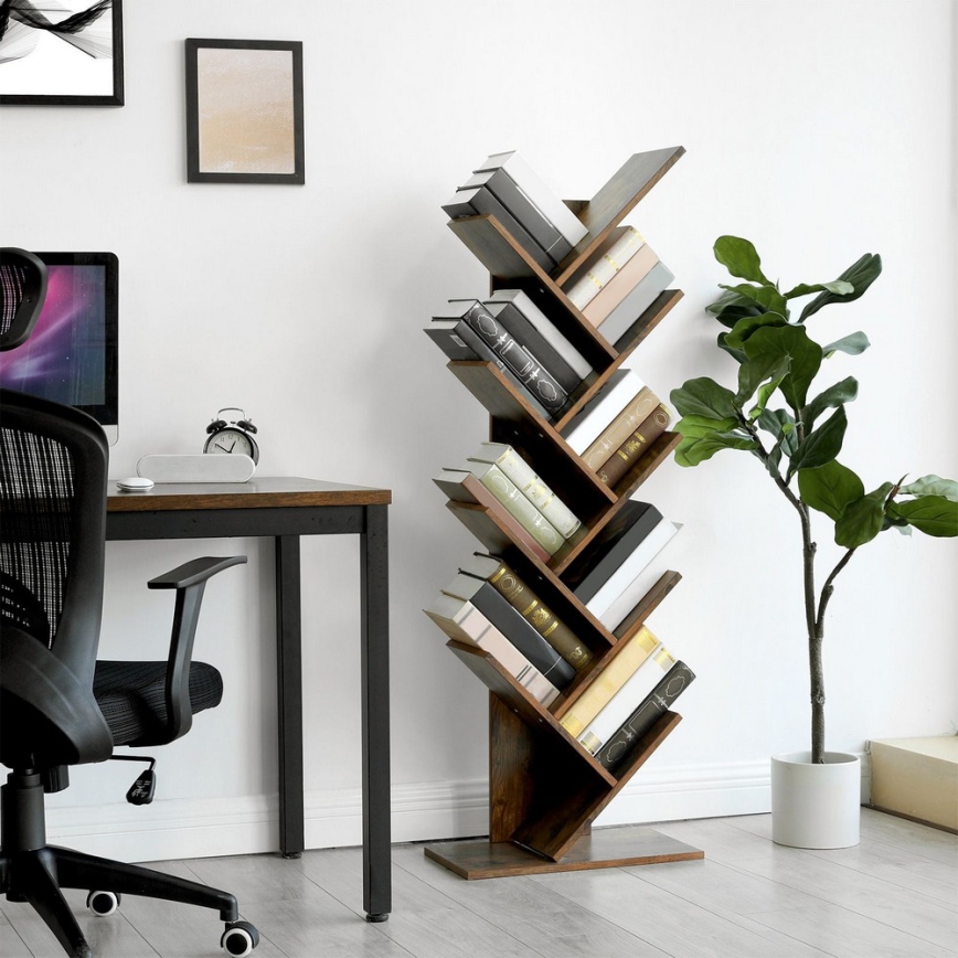 Bibliothèque LIVARO marron