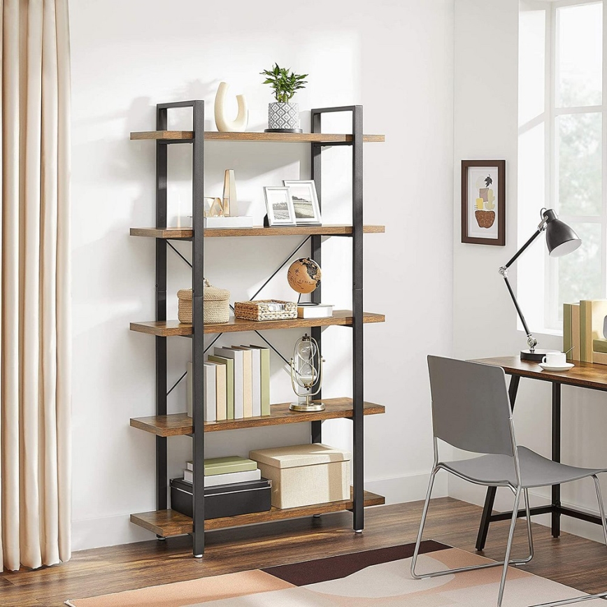 Bibliothèque NAVARO brune/noire